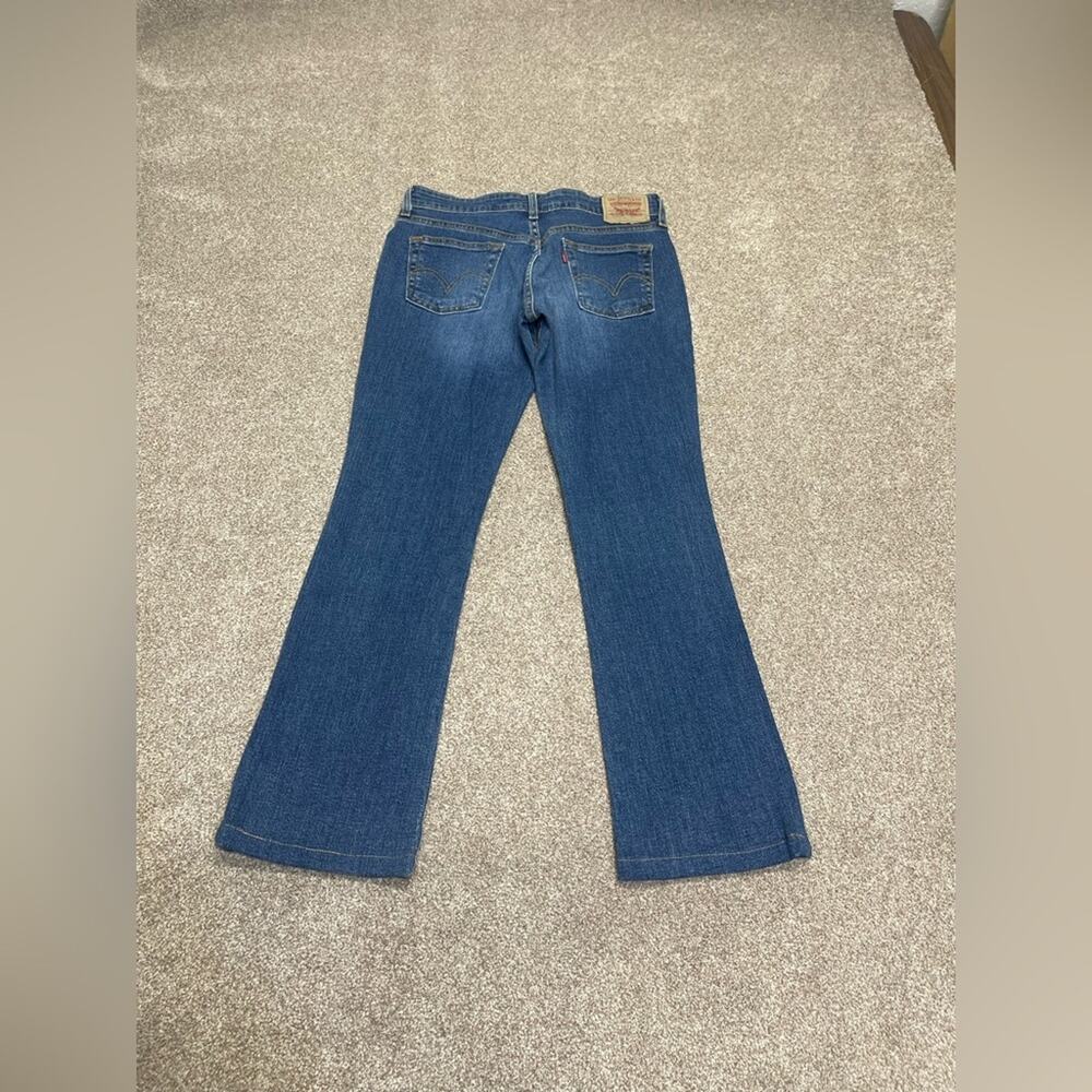 grunge y2k streetwear vtg Levis 518 super low bootcut jean 3 rodeo western denim
